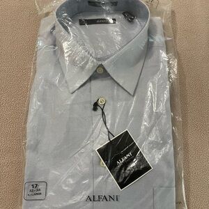 Alfani Men's Light Blue Dress Shirt